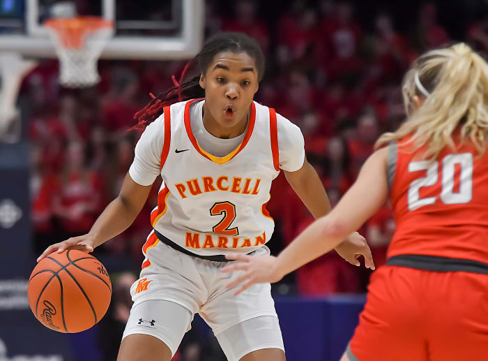 Purcell Marian junior Dee Alexander is the defending Ohio Ms. Basketball.